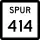 State Highway Spur 414 marker