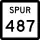 State Highway Spur 487 marker