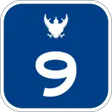 Thailand Route 9 shield}}