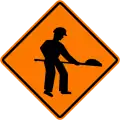 Workers ahead