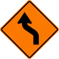 Diverted traffic to left