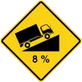 Steep climb