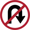 No right U-turn