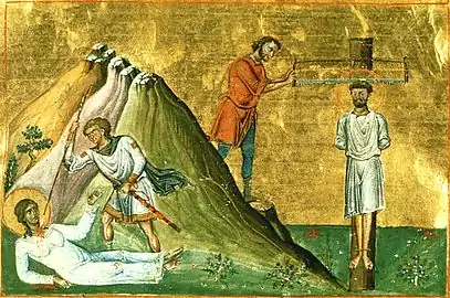 Martyrs Sarbelus (Thathuil) and his sister Bebaia, of Edessa.