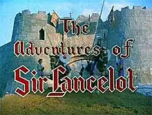 A castle gateway behind the series titles