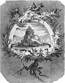 Drawing of Yggdrasil, a world tree pivotal to Norse mythology