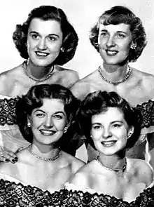 Clockwise: Carol Buschmann, Dorothy "Dottie" Schwartz, Jinny Osborn, and Janet Ertel