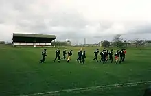 Manchester United players training at The Cliff, 1992