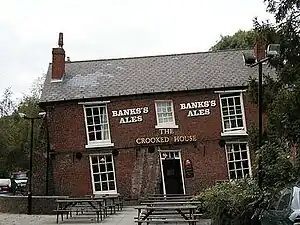 The Crooked House pub (controversially demolished in 2023)