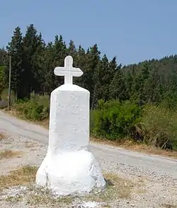 The cross at Stavros