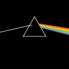 Cover of the dark side of the moon album.