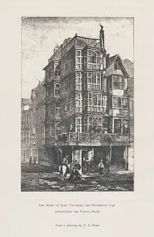 The Dutch House, Bristol c.1850. John Skinner Prout.