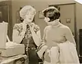 A Production still of Marion Davies, who is on the left, and Jane Winton, who is on the right