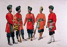 Infantry of the Nizam's Contingent, 1910