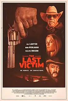 The theatrical release poster features three faces and a person's hand holding a gun. The tagline reads, "No bodies. No convictions."