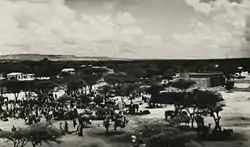 Women's market in Hargeisa, British Somaliland protectorate.