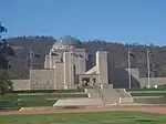 The Australian War Memorial, Canberra, including a national military museum, completed 1941, designed by Emil Sodersten and John Crust