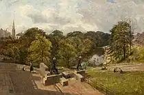 'The River Kelvin from the North at the Botanic Gardens' (1884) – Glasgow Museums Resource Centre.