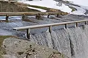 Bridge built as a ford of Shawneehaw Creek at Banner Elk