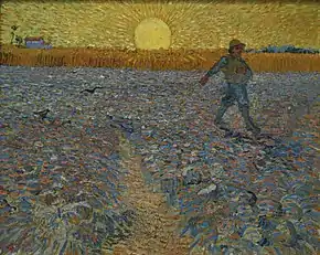 The Sower, June 1888, Kröller-Müller Museum, Otterlo, Netherlands (F422)