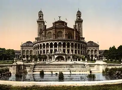 The old Palais du Trocadéro in the late 19th century