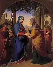 The Visitation.  From the Sammellust gallery, Tiroler Landesmuseum Ferdinandeum, Innsbruck