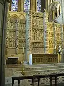 The reredos at Truro Cathedral