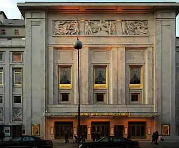 The Théâtre des Champs-Élysées in the Art Deco style, by Auguste Perret (1911–12)