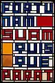 Theo van Doesburg, Fortunam suam quisque parat