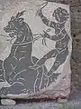 Mosaic with mythological creature