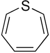 Structure of thiepine