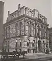 The fourth courthouse located on Seneca Street built in 1875