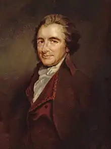 Image 2Thomas Paine, whose theory of property showed a libertarian concern with the redistribution of resources (from Libertarianism)