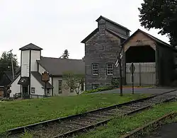 Thompson Grain Elevator and coal sheds in Lemont