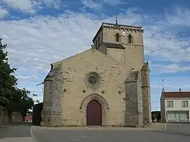 The church in Thorigny