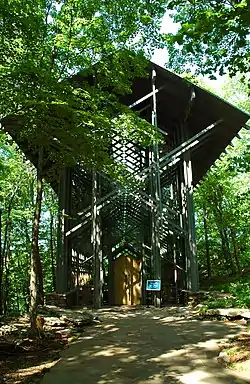 Image 18Arkansan E. Fay Jones's Thorncrown Chapel in Eureka Springs (from Culture of Arkansas)