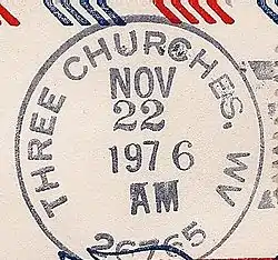 Three Churches, West Virginia Postmark