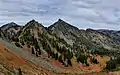 Three Way Peak from Sourdough Gap