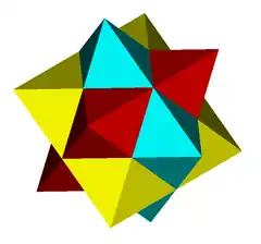 The first stellation of the rhombic dodecahedron