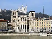 Exterior, overlooked by the Basilica of Notre-Dame de Fourvière