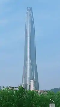 CTF Finance Centre in Tianjin, China, is the tied 7th tallest building in Asia.