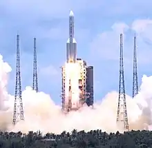 Launch of Tianwen-1 from Wenchang on July 23, 2020.