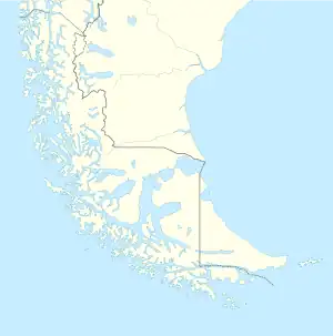 2022 Tierra del Fuego wildfire is located in Southern Patagonia