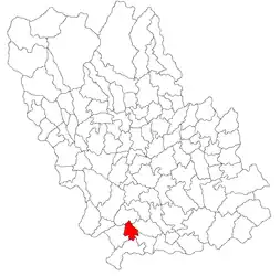 Location in Prahova County