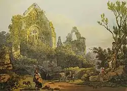 Local use of the ruins,P. J. de Loutherbourg, 1805