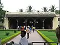 Tippu Sultan's palace in Bangalore built in 1761, next to the Srinivasa temple, near the old Fort