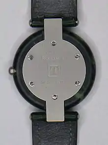 Tissot RockWatch R151 dark green, back