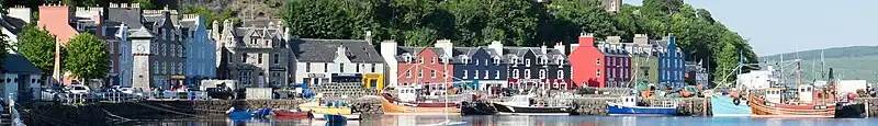  Tobermory waterfront on Mull