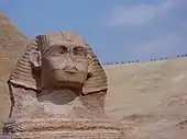 The Great Sphinx and Caravan