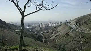 View of Tehran from complex.